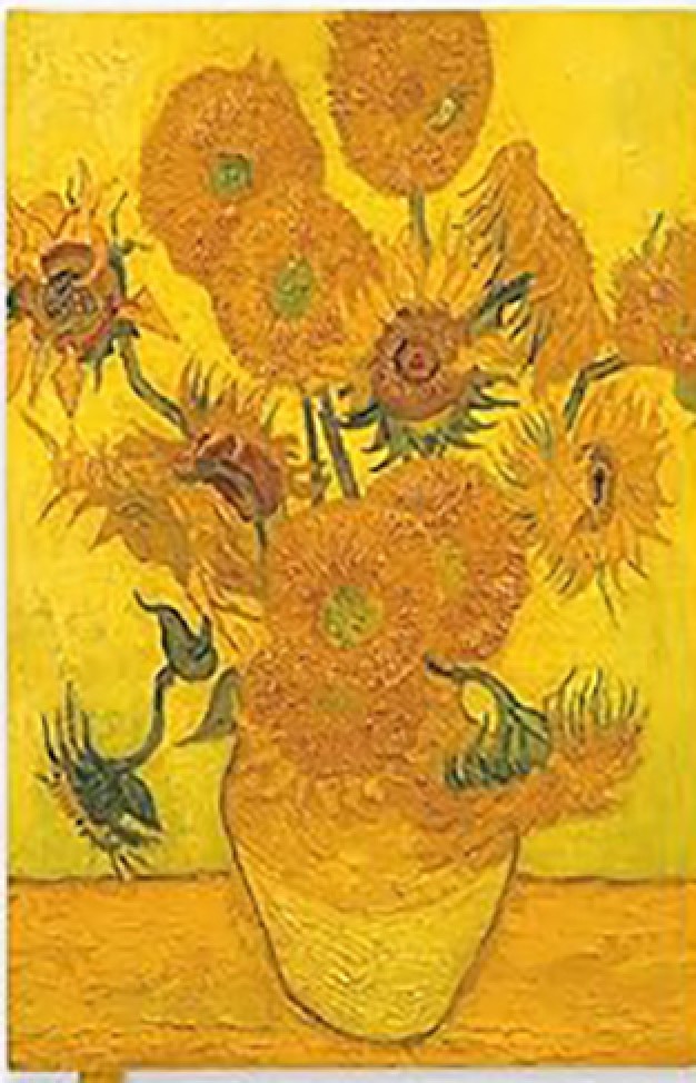 Vincent Van Gogh: Sunflowers (Foiled Quarto Journal)